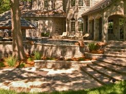 Pool out of Ground with Silver Mist Stone in Parker