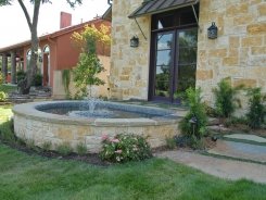 Tile and Granbury Stone on Spa with in Dallas